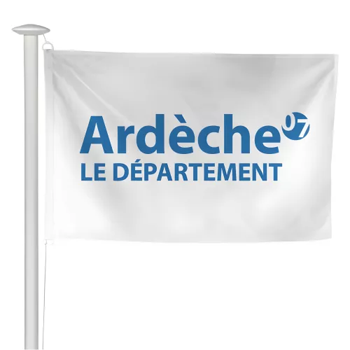 Pavillon du Conseil Départemental de l'Ardèche en polyester