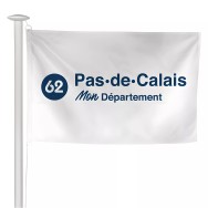 Pavillon du Conseil départemental du Pas-de-Calais en maille polyester