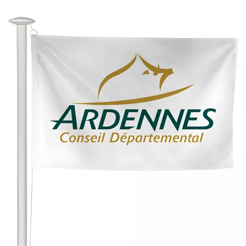 Pavillon du Conseil départemental des Ardennes en maille polyester