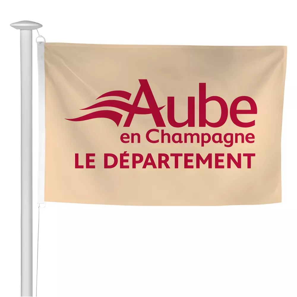 Pavillon du Conseil départemental de l'Aube polyester