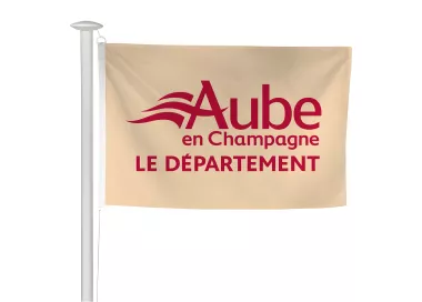 Pavillon du Conseil départemental de l'Aube polyester