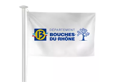 Pavillon du Conseil Départemental des Bouches-du-Rhône en polyester