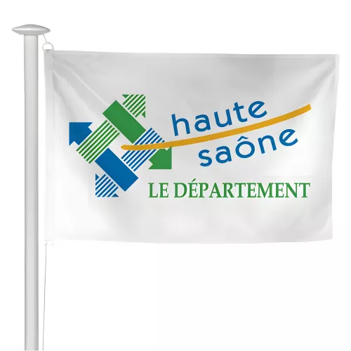 Pavillon du Conseil départemental de la Haute-Saône en maille polyester