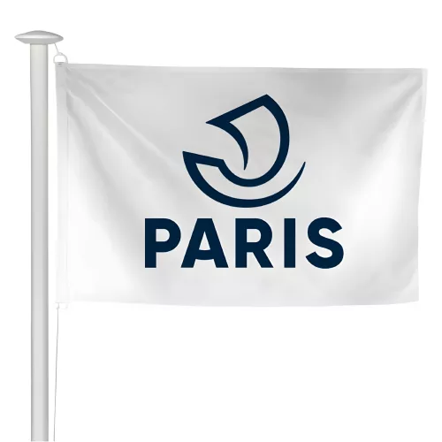 Pavillon du Conseil départemental de Paris en maille polyester