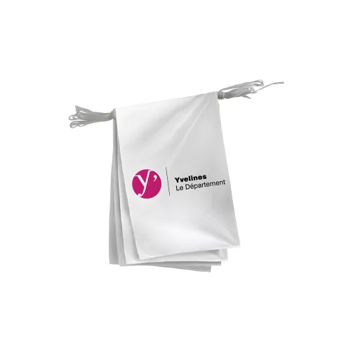 Guirlande du Conseil Départemental des Yvelines en polyester