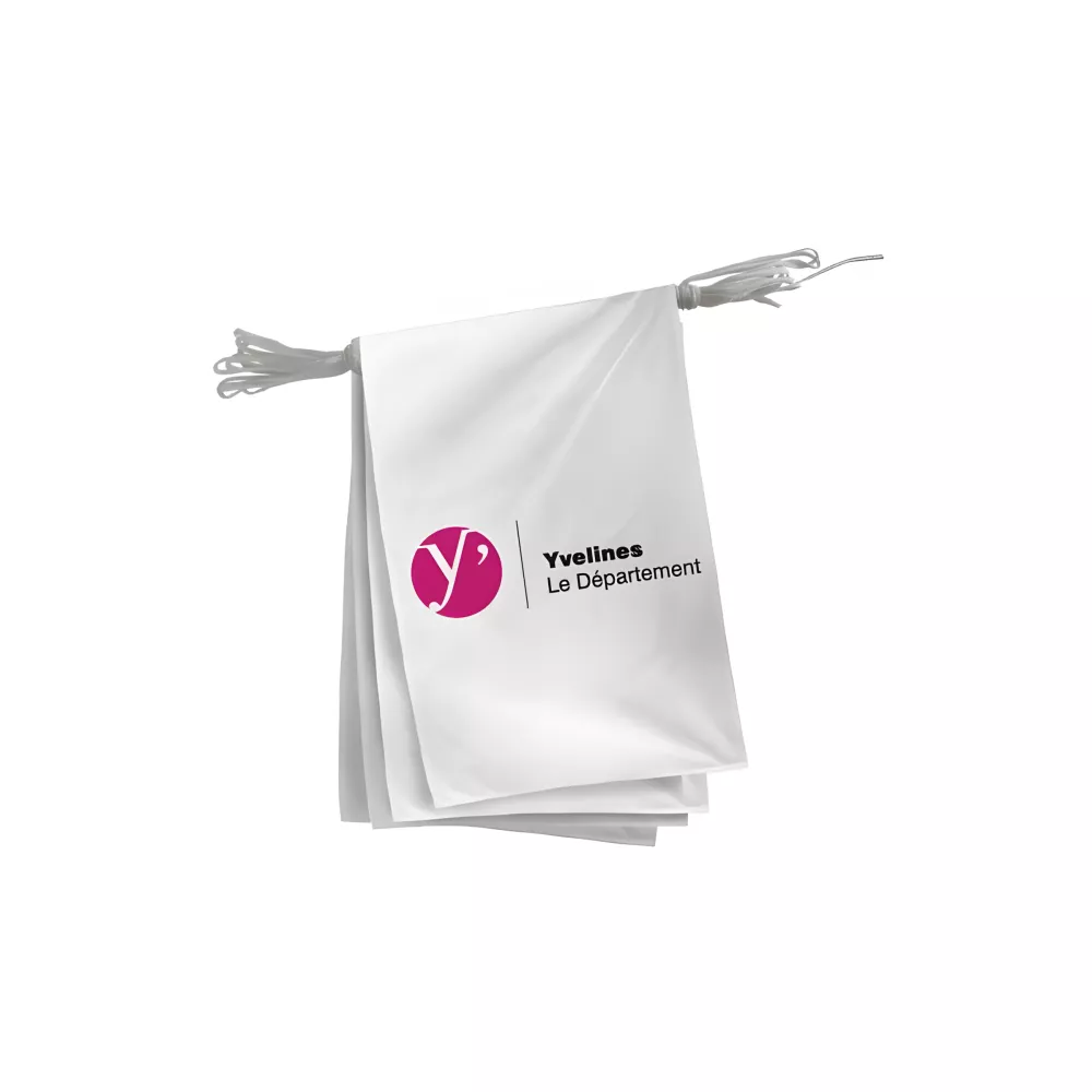 Guirlande du Conseil Départemental des Yvelines en polyester