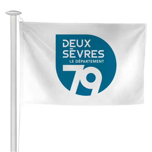 Pavillon du Conseil Départemental des Deux-Sèvres en maille polyester