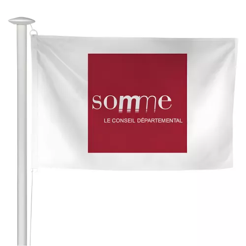 Pavillon du Conseil Départemental de la Somme en maille polyester