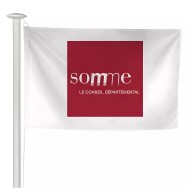 Pavillon du Conseil Départemental de la Somme en maille polyester