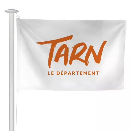 Pavillon du Conseil Départemental du Tarn en maille polyester
