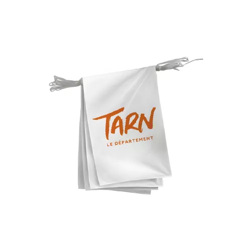 Guirlande du Conseil Départemental du Tarn en polyester