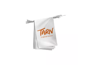 Guirlande du Conseil Départemental du Tarn en polyester