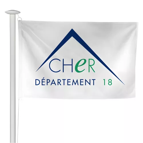 Pavillon du Conseil Départemental du Cher en polyester