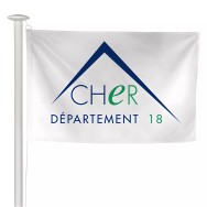 Pavillon du Conseil Départemental du Cher en polyester