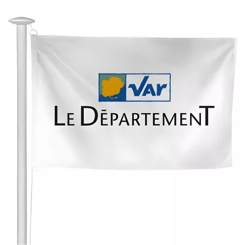Pavillon du Conseil départemental du Var en maille polyester