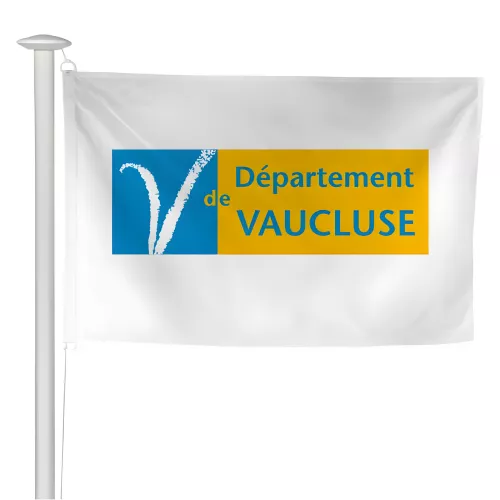 Pavillon du Conseil Départemental du Vaucluse en maille polyester