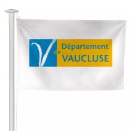 Pavillon du Conseil Départemental du Vaucluse en maille polyester