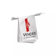 Guirlande Vendée polyester 20 x 30 cm extérieur intérieur
