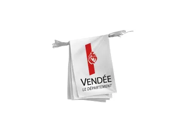 Guirlande Vendée polyester 20 x 30 cm extérieur intérieur