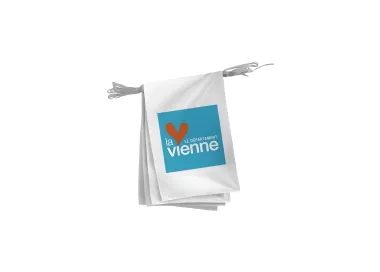 Guirlande du Conseil Départemental de la Vienne en polyester
