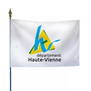 Drapeau du Conseil Départemental de la Haute-Vienne en polyester