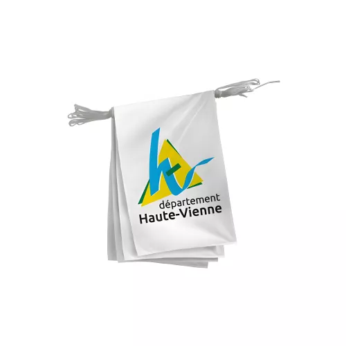 Guirlande Haute-Vienne en maille polyester 115gr/m²
