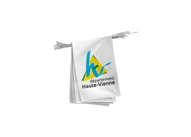 Guirlande Haute-Vienne en maille polyester 115gr/m²