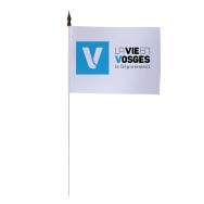 Drapeau de table Conseil Départemental Vosges polyester 10 x 15 cm