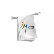 Guirlande départementale Yonne polyester 20 x 30 cm intérieur-extérieur