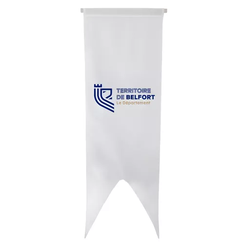 Oriflamme du Conseil Départemental du Territoire-de-Belfort en polyester