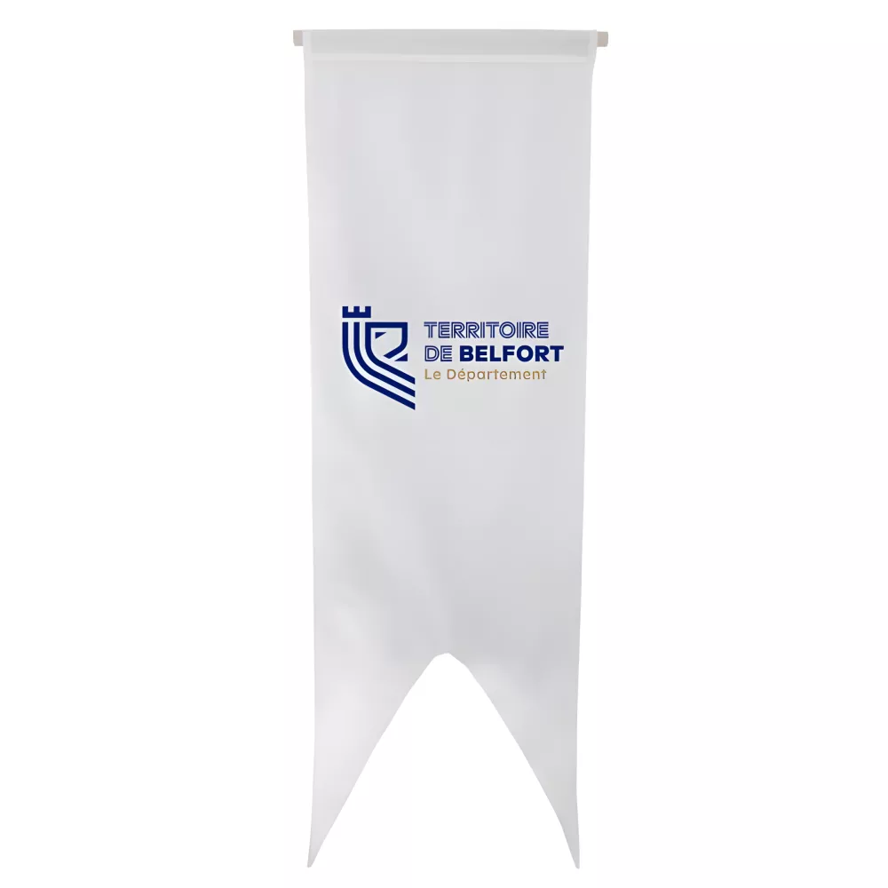Oriflamme du Conseil Départemental du Territoire-de-Belfort en polyester