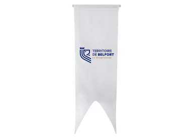Oriflamme du Conseil Départemental du Territoire-de-Belfort en polyester