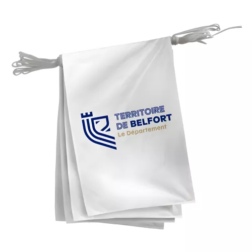 Guirlande du Territoire-de-Belfort en maille polyester 115 g/m²