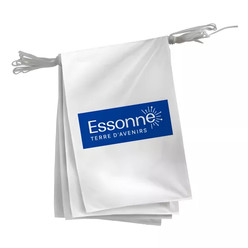 Guirlande du Conseil Départemental de l'Essonne en polyester