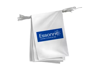 Guirlande du Conseil Départemental de l'Essonne en polyester