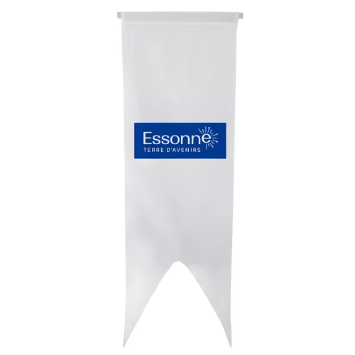 Oriflamme du Conseil Départemental de l'Essonne en polyester