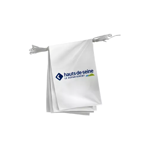 Guirlande Hauts-de-Seine en maille polyester 20 x 30 cm