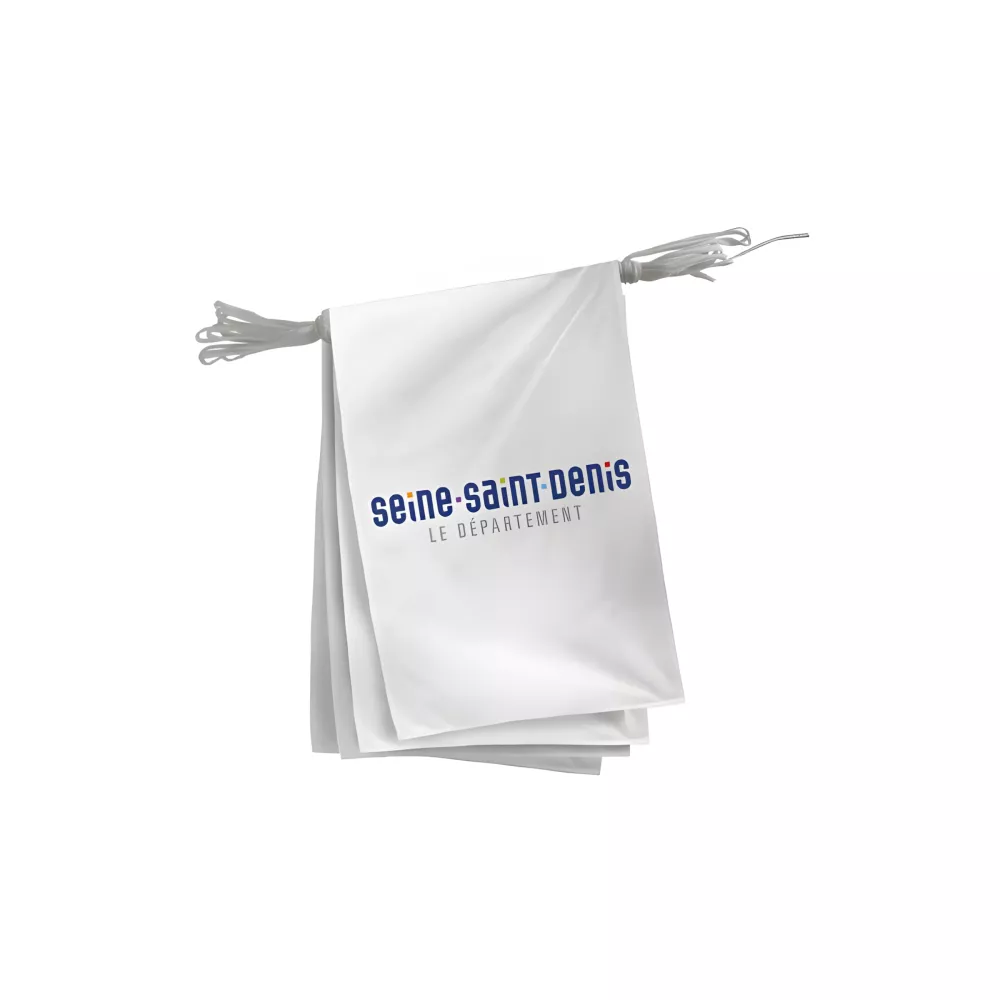 Guirlande Conseil Départemental Seine-Saint-Denis en polyester 20 x 30 cm Guirlande Conseil Départemental Seine-Saint-Denis en polyester 20 x 30 cm