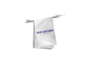 Guirlande Conseil Départemental Seine-Saint-Denis en polyester 20 x 30 cm