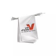 Guirlande du Conseil Départemental du Val d'Oise en polyester