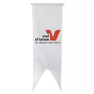 Oriflamme du Conseil Départemental du Val d'Oise en polyester