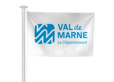 Pavillon du Conseil Départemental du Val-de-Marne en maille