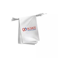 Guirlande Collectivité Européenne d'Alsace en polyester 20 x 30 cm