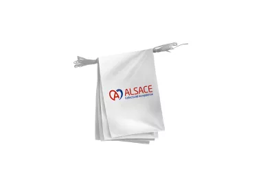 Guirlande Collectivité Européenne d'Alsace en polyester 20 x 30 cm
