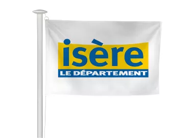 Pavillon du Conseil Départemental de l'Isère en polyester