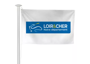Pavillon du Conseil Départemental du Loir-et-Cher en maille polyester