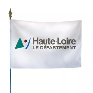 Drapeau du Conseil Départemental de la Haute-Loire en polyester