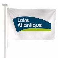 Pavillon du Conseil Départemental de Loire-Atlantique en maille polyester