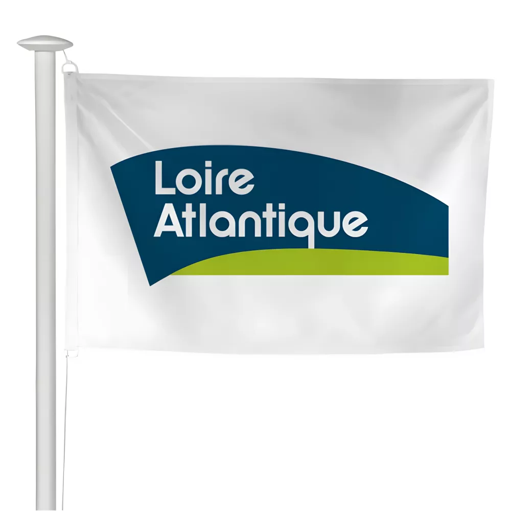 Pavillon du Conseil Départemental de Loire-Atlantique en maille polyester