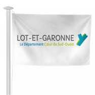 Pavillon du Conseil Départemental du Lot-et-Garonne en polyester